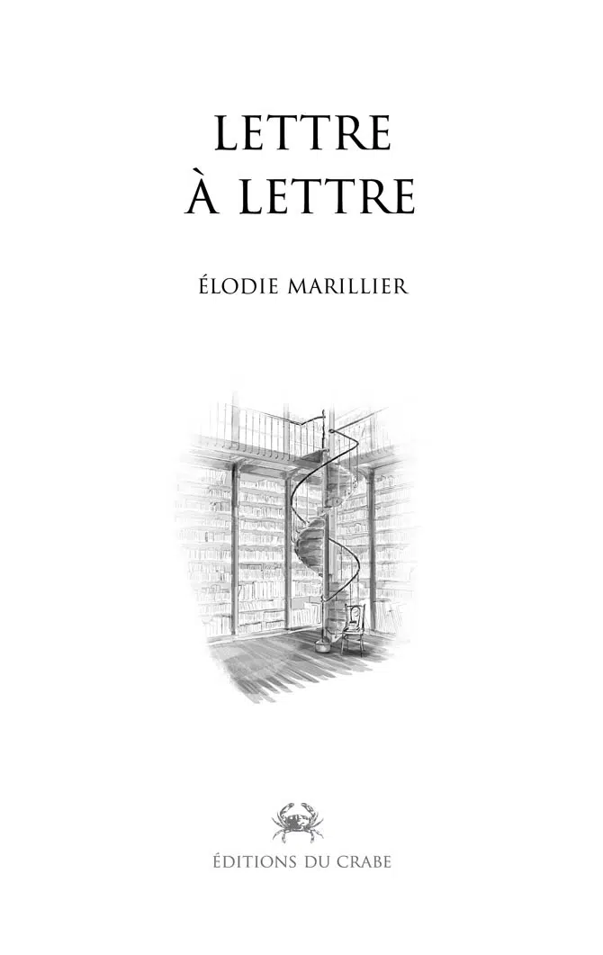 Couverture de Lettre à Lettre un roman de Elodie Marillier